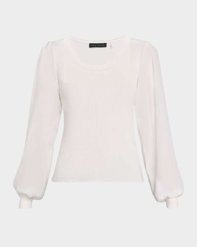 The Noah Ribbed Combo Sweater